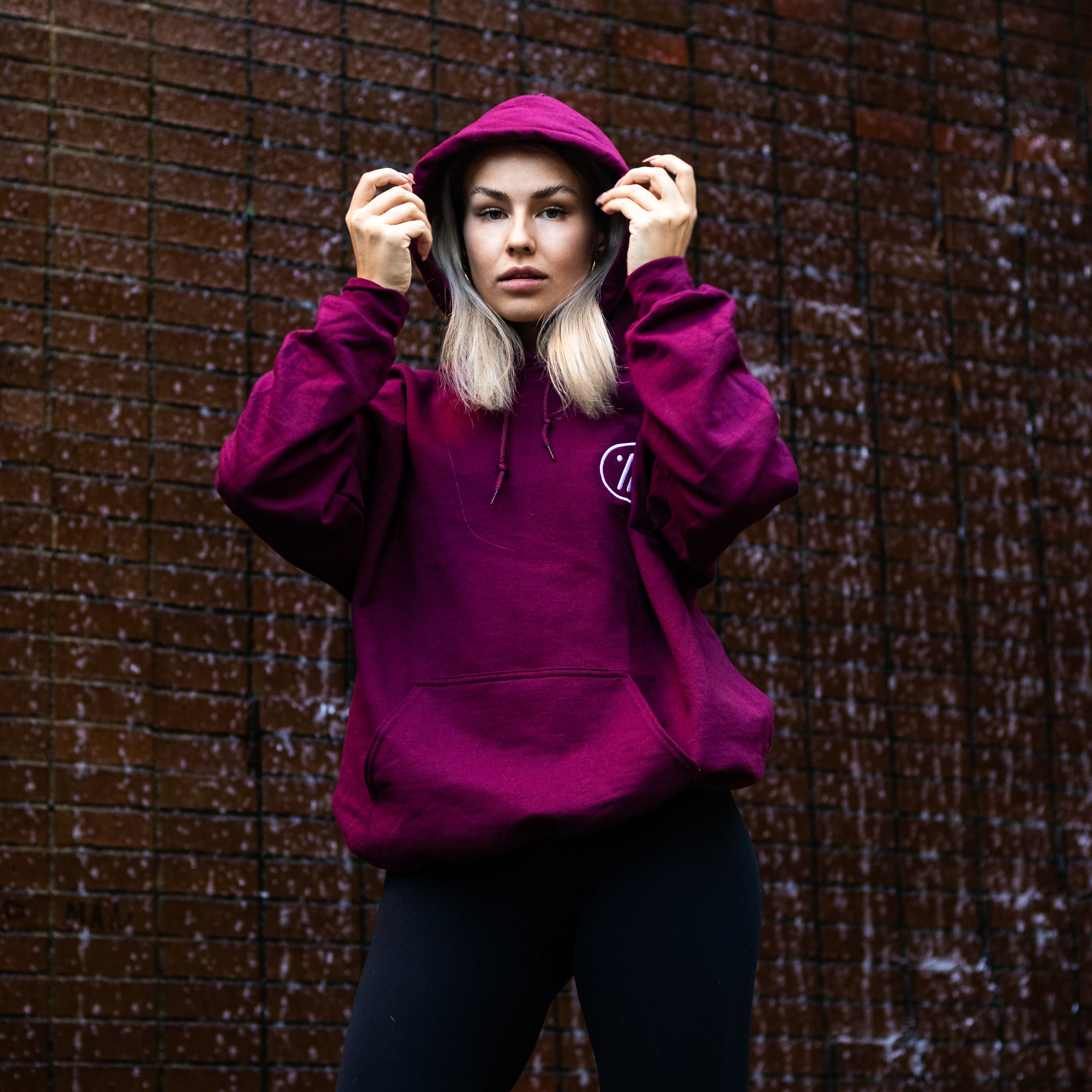 11% Burgundy Hoodie Relax Fit